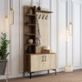 Hanah Home Viyana D - Walnut, Travertine
